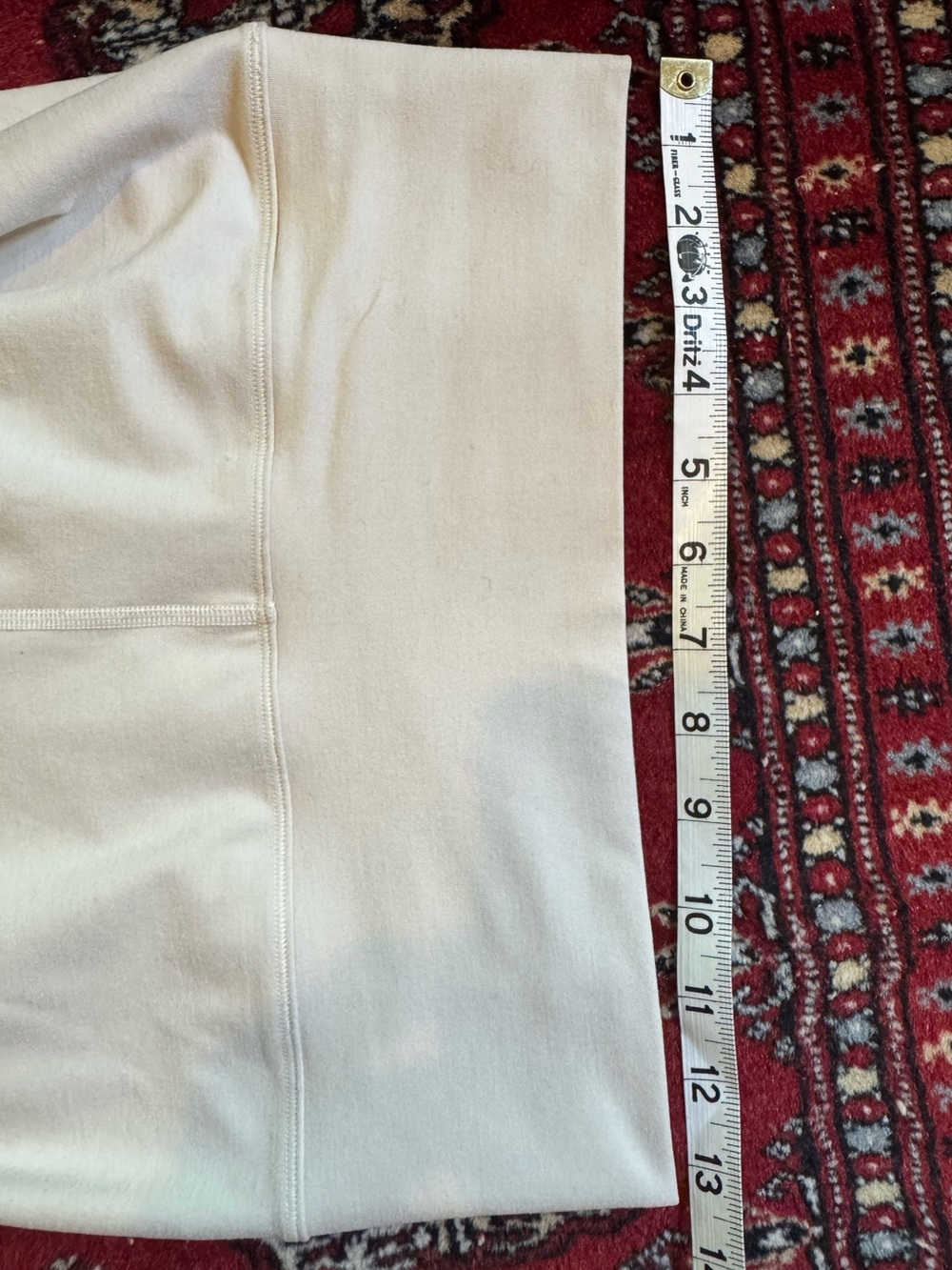 Vuori Clean Elevation Leggings Bone Heather Color Size Medium - Picture 6 of 11